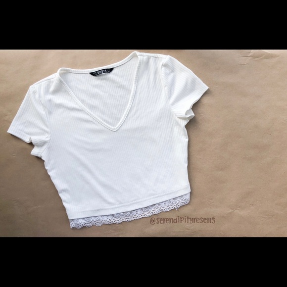 Shein lace crop top - Picture 1 of 2